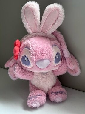 Miniso Angel Plush 11” Lilo & Stitch Disney Cute Pink Stuffed Toy